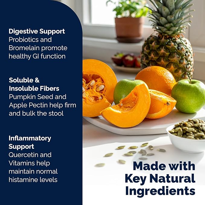 Vetnique Labs Glandex Anal Gland Soft Chew Treats with Pumpkin for Dogs Digestive Enzymes, Probiotics Fiber Supplement for Dogs Boot The Scoot (Bacon/Pork Chews, 60 Count)