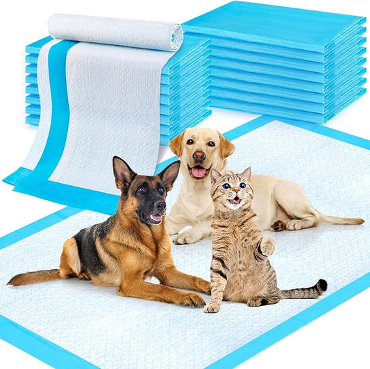 Puppy Pads Extra Large 36"x51" 100 Count, Pee Pads for Dogs & Cats, Disposable Thicken Pet Training Pads for Doggie Rabbits, Incontinence Underpads Ultra Absorbent & Quick-Dry, Leakproof Potty Pad