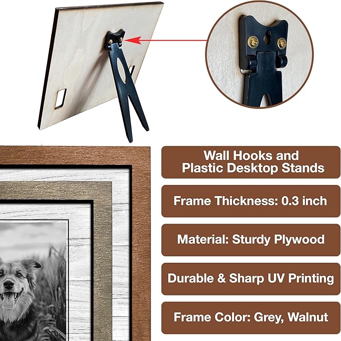 Customized Pet Sympathy Gifts Deceased Pet Picture Frame Losing A Dog Home Wall Art Decor Personalized Bereavement Frame Sign Gifts for Him Her Sentimental Quote Memorial Pet Tribute Keepsake