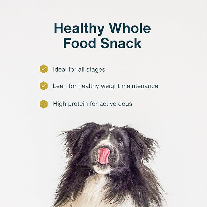 JustFoodForDogs Healthy Dog Treats, Single-Ingredient, Chicken Breast, 5 oz