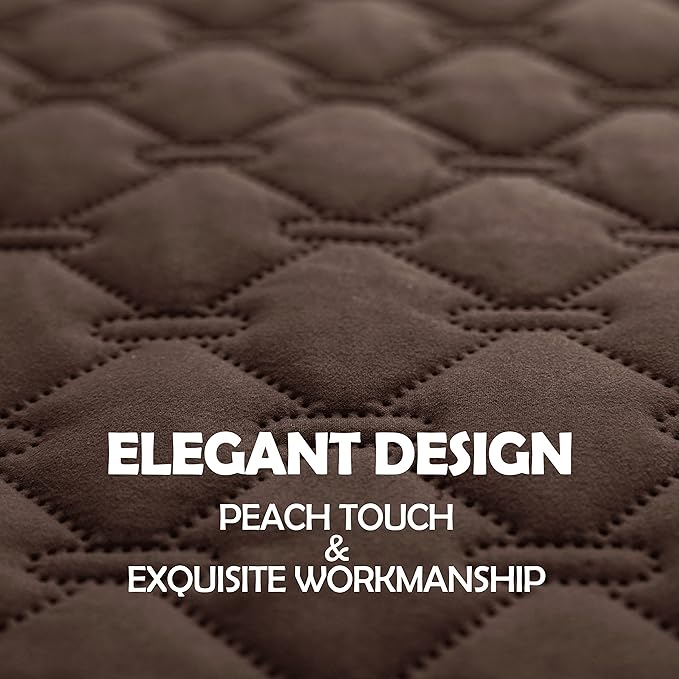 gogobunny 100% Double Sided Waterproof Dog Blanket Soft Pet Bed Cover Reversible Protect Furniture Couch Sofa Car for Puppy Cat Kids (Dark Chocolate/Light Chocolate, 30x80 Inch (Pack of 1))