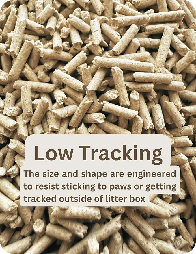 Plant-Based Bamboo Fiber Cat Litter, Green & Eco Friendly, Flushable & Resealable, Dust Free, Instant Clumping, Odor Control - Multiple Packs (2 Packs)