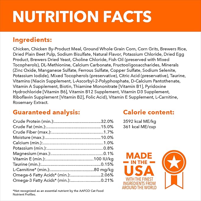 IAMS Proactive Health Adult Urinary Tract Healthy Dry Cat Food with Chicken, 3.5 lb. Bag