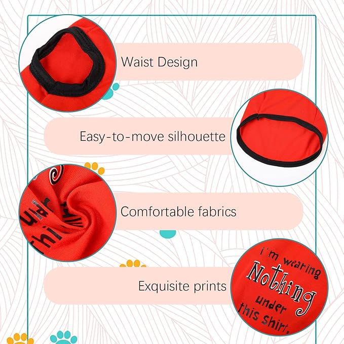 12 Pieces Dog Shirts Pet Printed Clothes with Funny Letters Summer Pet T Shirts Cool Puppy Vest Breathable Dog Outfit Soft Cat Sweatshirt for Chihuahuas Cats Accessories, 12 Styles(Small)