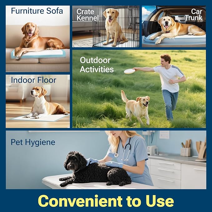 Extra Large Puppy Pads 28"x34",Super Absorbent Disposable Pee Pads for Dogs / Wee Wee Pads / Potty Training Pads, Incontinence Bed Underpads for Adults, 50 Count