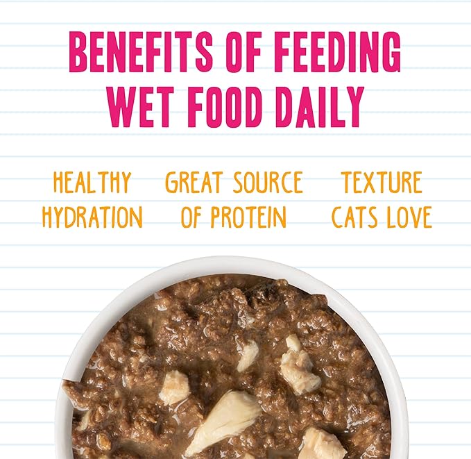 Weruva BFF Minced Natural Wet Cat Food, Tuna and Salmon Soulmates in Gelee, 10oz Can, Pack of 12