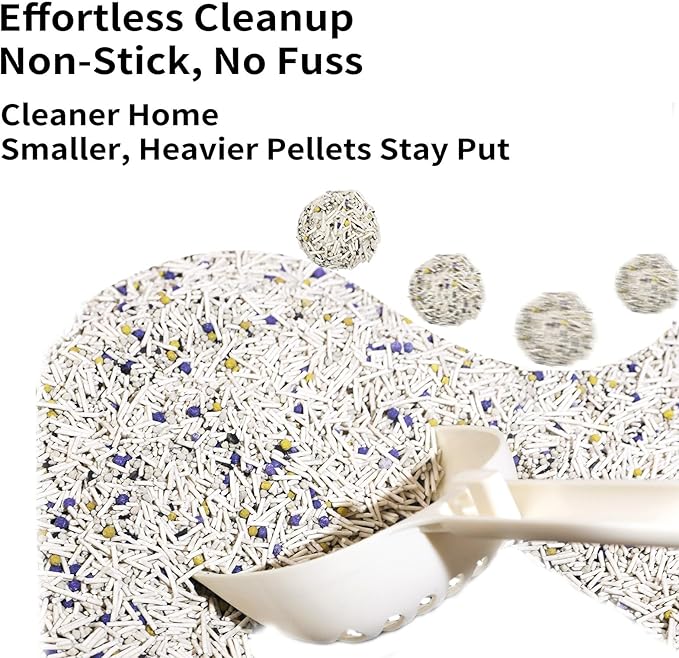 Tofu Cat Litter, Dr. PawPaw Clumping Cat Litter, Natural Tofu Scent 18 lb, Dust-Free Keep Kitty Tidy, Superior Odor Control Keep Step Fresh