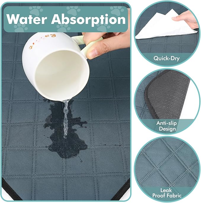 Dog Cat Playpen Indoor Outdoor for Puppy Pet Dogs Cat Recovery After Surgery, Dog Tent Crates Cage Indoor/Outdoor, Portable Pop Up Kennel with Carrying Case for Travel (Premium Grey with Pad, Medium)