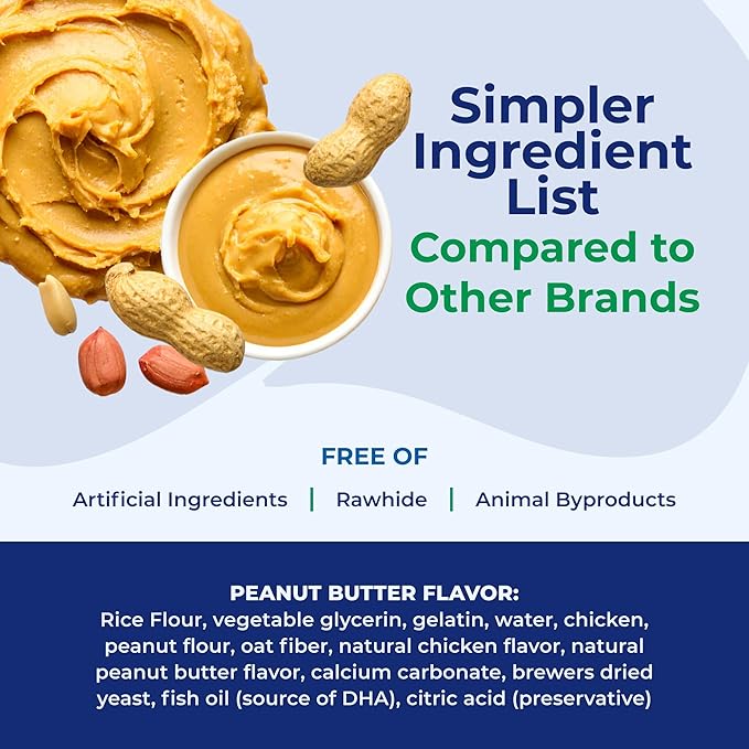 N-Bone Puppy Teething Sticks Peanut Butter Flavor, 3.74-oz Bag