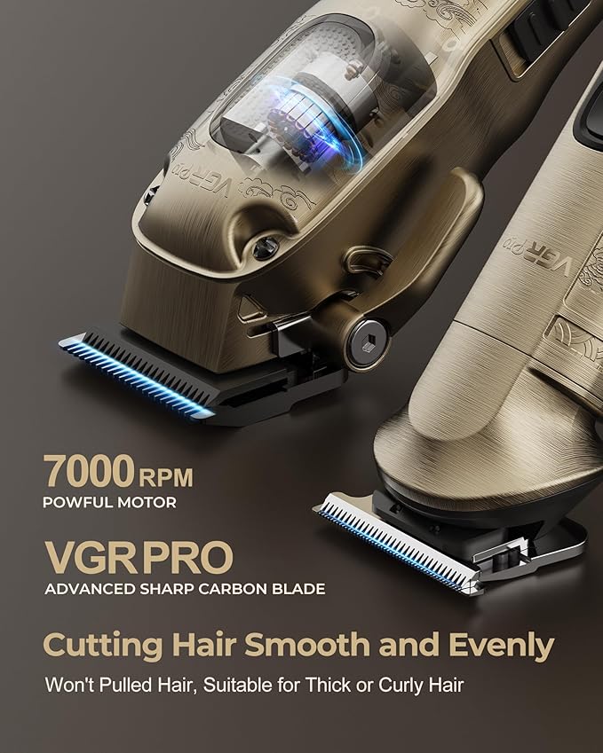 Hair Clippers for Men Professional, Cordless Hair Clippers for Hair Cutting, Mens Clippers and Trimmers Set, Electric Hair Trimmer for Men with Package Box