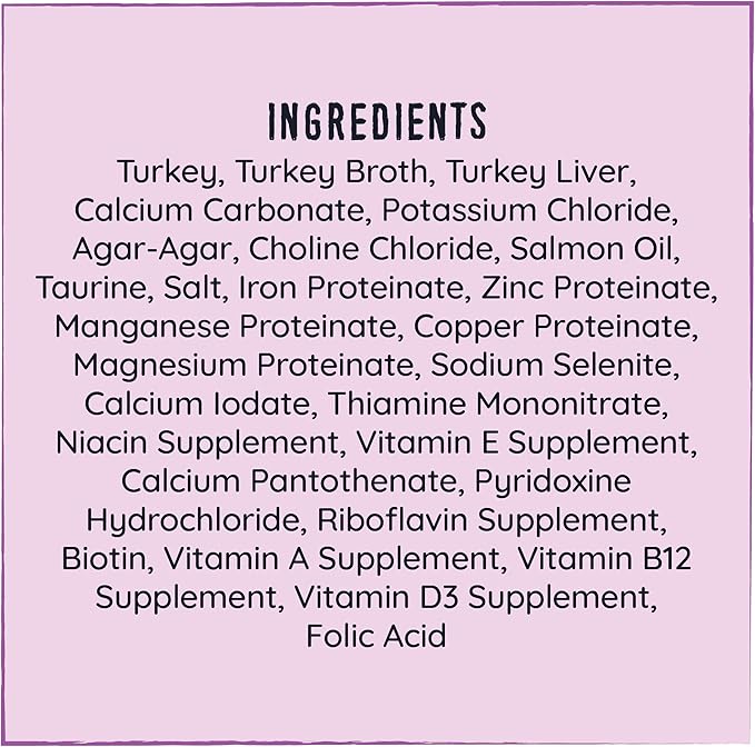 Hound & Gatos Wet Cat Food, 98% Turkey & Liver, Grain Free Pate Cat Food, Real Meat, High Protein, Limited Ingredients, No Additives, 5.5 oz. Cans (Pack of 24)