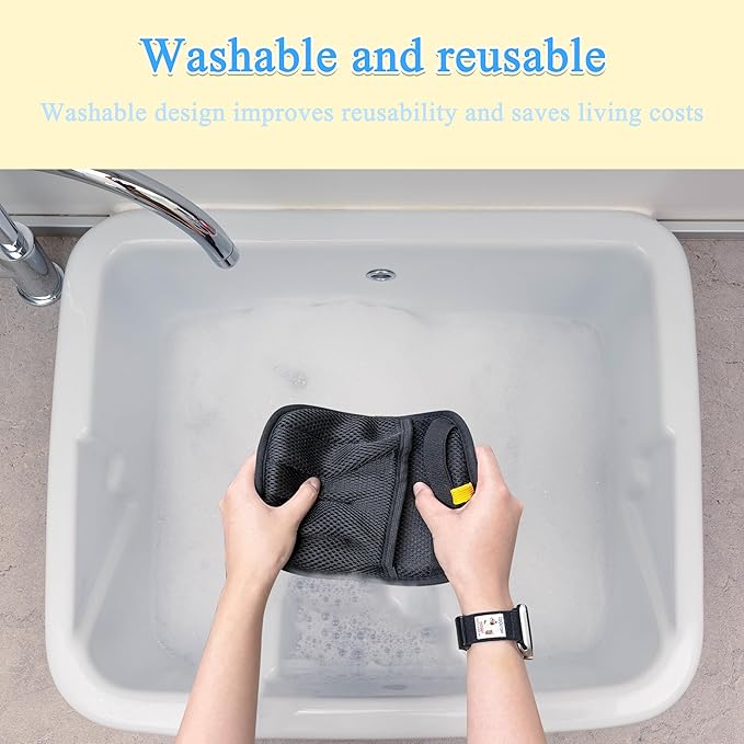 Pet Hair Removal Glove for Cats and Dogs, 2025 Upgrade Electrostatic Pet Hair Removal Gloves for Dogs and Cats, Reusable Pet Hair Remover Glove