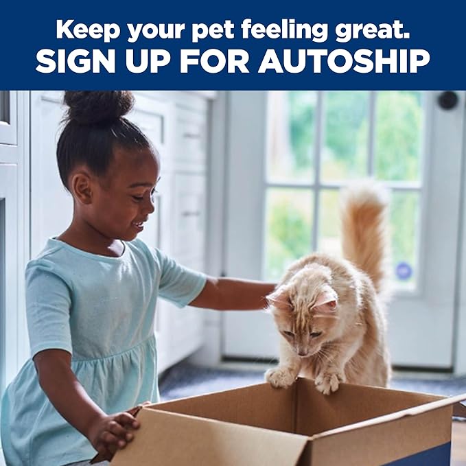 Hill's Science Diet Urinary Hairball Control Adult 1-6 Wet Cat Food, Tuna & Vegetables Stew, 2.9 oz Cans, Case of 24