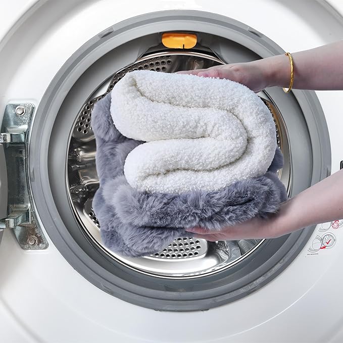 4 in 1 Self Warming Burrow Cat Bed, Pet Hideway Sleeping Cuddle Cave (Style2- Gray)