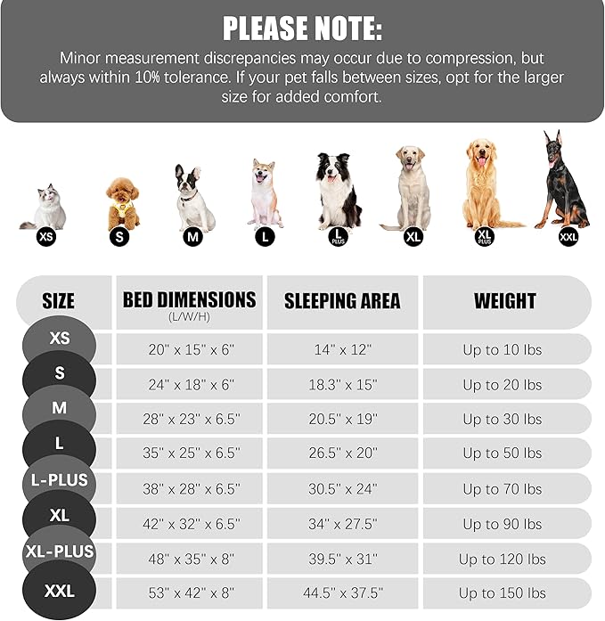 Orthopedic Dog Bed with Sides - Dog Sofa Beds for Large Dogs, Supportive Foam Pet Couch Bed with Washable Removable Cover, Waterproof Lining and Non-Slip Bottom, Grey - L-Plus