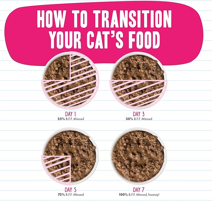 Weruva BFF Minced Natural Wet Cat Food, Tuna and Shrimp Sweethearts in Gravy, 5.5oz Can, Pack of 24