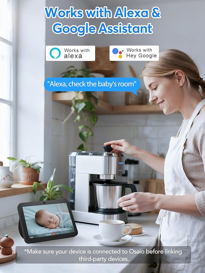Security Camera Indoor 2K 3MP, Pet & Baby Monitor WiFi Camera with Motion & Sound Detection, Real-Time Alert, Two-Way Audio, Works with Alexa & Google Assistant, Supports 256G SD&Cloud, 2.4GHz