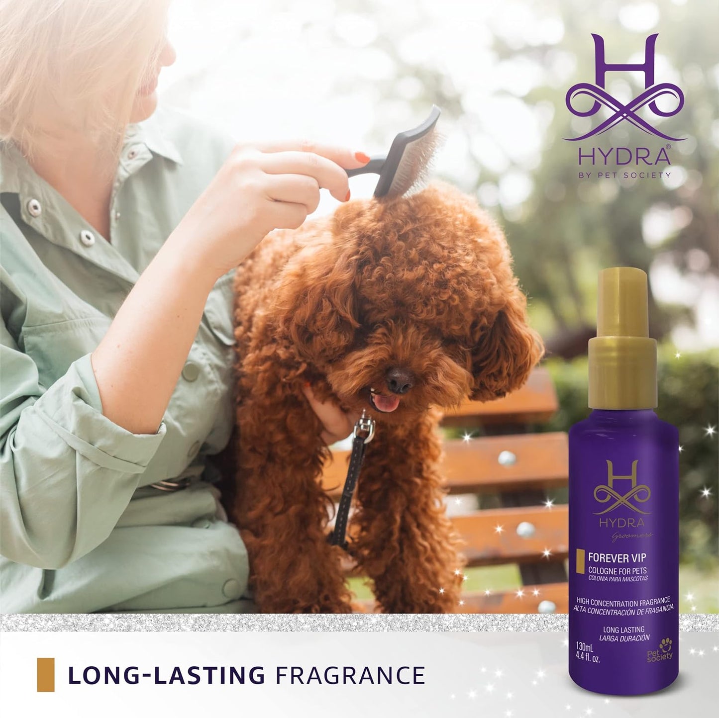 Hydra Forever VIP Pet Cologne, Finishing Cologne for Dogs and Cats, Grooming Spray, 4.4 Ounces