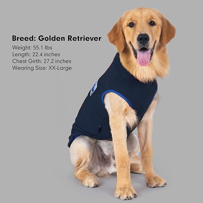 cyeollo Fleece Dog Sweater, Turtleneck Dog Sweatshirt Stretchy Pullover Fleece Vest Warm Winter Fall Clothes for Small Dogs Boy Puppy Pet Apparel, Navy Blue S