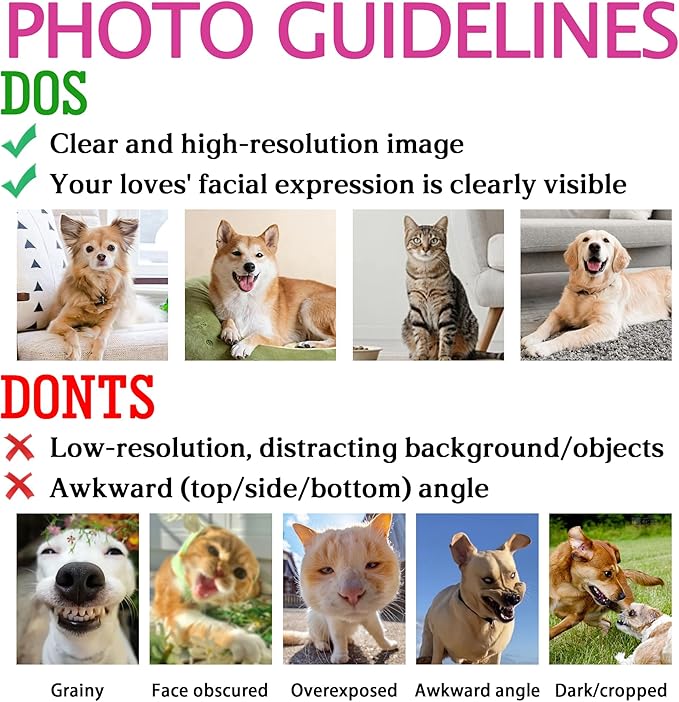 Personalized Dog Memorial Gifts for Loss of Dog, Pet Memorial Gifts for Dogs, Pet Memorial Acrylic Night Light, Pet Loss Sympathy Gift, Christmas Birthday Gifts for Pet Lovers