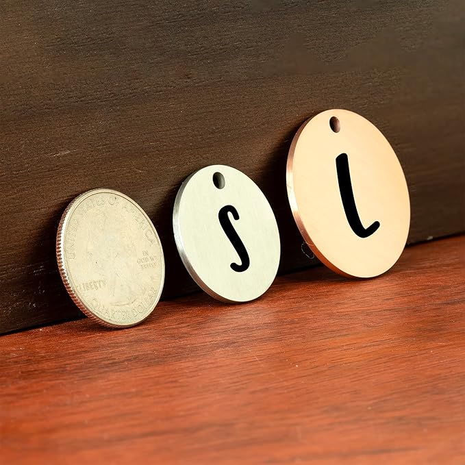 Ultra Joys Stainless Steel Pet ID Tag Dog Name Tags Personalized Front and Back Engraving, Customized Dog Tags and Cat Tag, Optional Engraved on Both Sides, Round Tag Vine Design 2, Silver Small