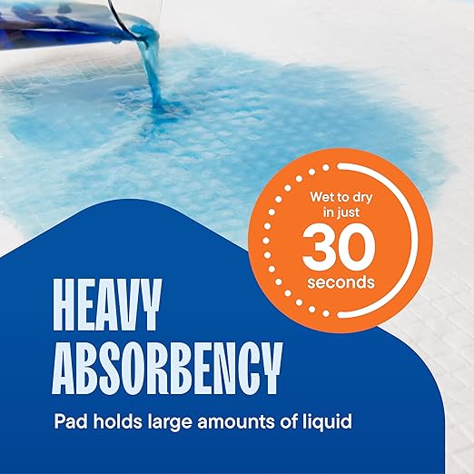 Chucks Pads Disposable 30x36 Underpads [50-Pack] Incontinence Chux Pads Absorbent Fluff Protective Bed Pads - Extra Large Pee Pads for Kids, Adults & Elderly | Leak Proof Puppy Pads for Training - XXL