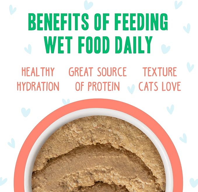 Weruva B.F.F. Play - Best Feline Friend Paté Lovers, Aw Yeah!, Salmon & Tuna Tuck Me in with Salmon & Tuna, 5.5oz Can (Pack of 8)