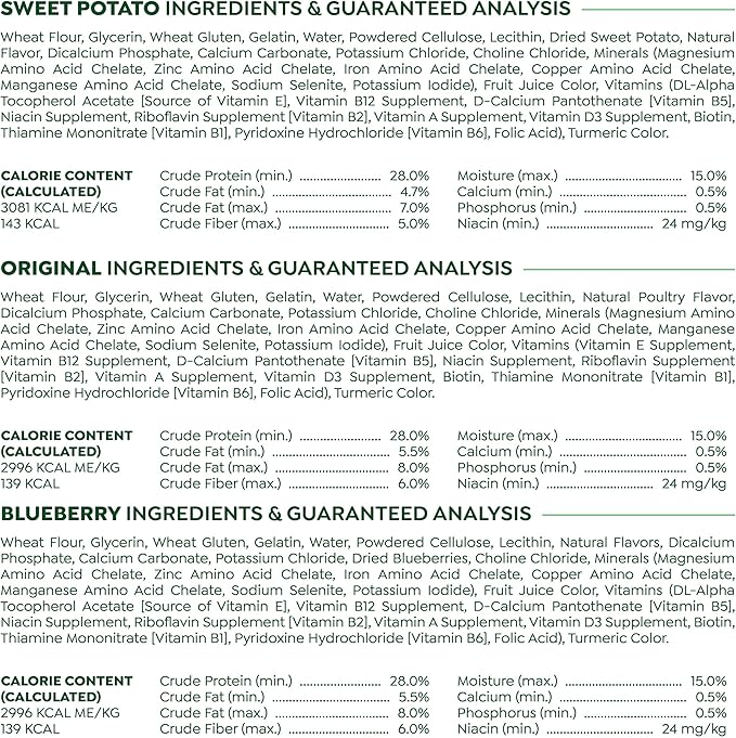 Greenies Large Dental Dog Treats, 3-Flavor Variety Pack, (3) 12 oz. Pouches, 24 Total Treats