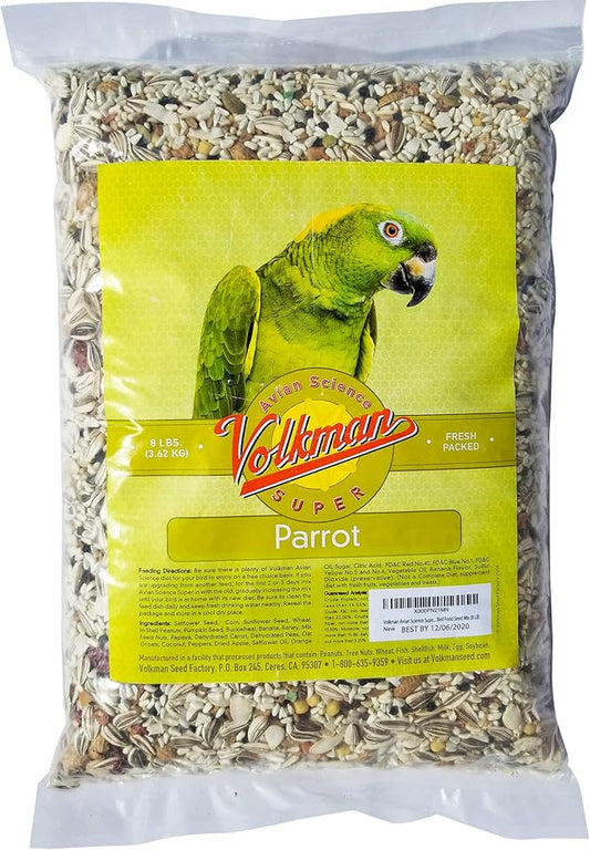 Volkman Avian Science Super Parrot Bird Food 8lb