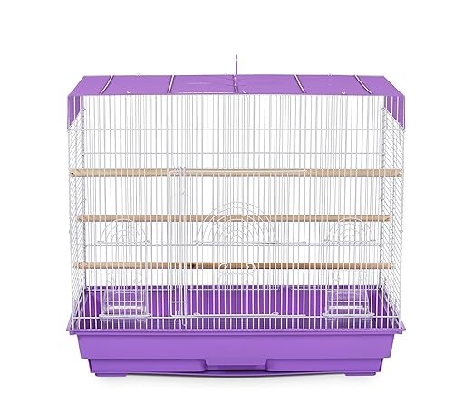 Prevue Pet Products SP1804-3 Flight Cage, Lilac/White,26" L x 14" W x 22 1/4" H