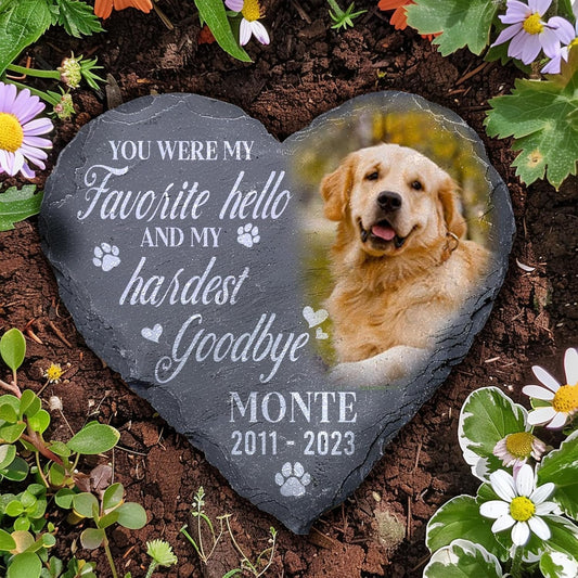 Personalized Dog Memorial Gifts for Loss of Dog, Custom Pet Memorial Stone with Photo Name Date, Stones for Dogs, Gift for Cat Lovers, Bereavement Sympathy Gift for Pet Lover, Quote 8