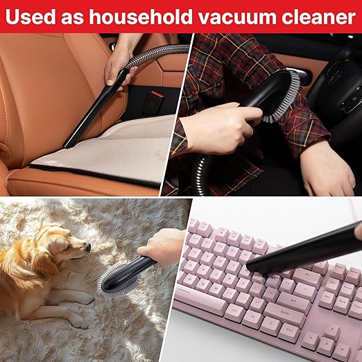 Shop-Vac 4-in-1 Pet Grooming & Vacuum, Dog Grooming Vacuum for Shedding, Professional Clippers, Brushes & Crevice Tool, 10,000Pa Suction, 3.3L Dust Cup, for Pet Shedding, Trimming, and Cleaning