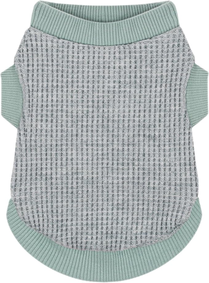 Cozy and Functional Dog Shirts for Small Puppies: Stretchable Green Attire with Easy-On Design, Ideal for Chihuahuas and Yorkies - Enhance Comfort and Playfulness on Chill Days X-Small