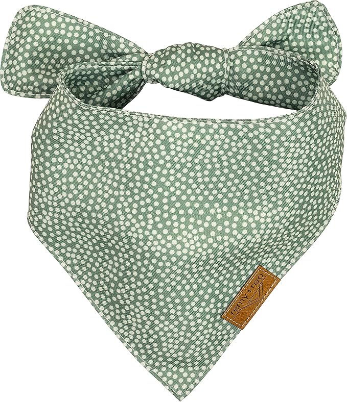 Remy+Roo Small Spring Dog Bandanas - 4 Pack Katherine Set | Premium Durable Adjustable Polyester Fabric Dog Scarfs | Patented Shape Girl Dog Bandana, Trendy Patterns, Floral Dog Bandana