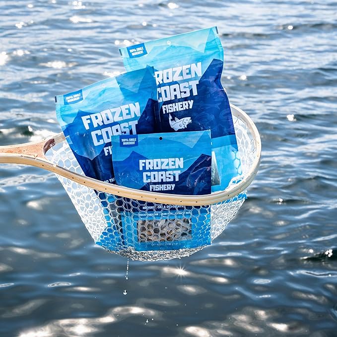 Frozen Coast Freeze-Dried Minnows Dog and Cat Treats -Single-Ingredient, All-Natural Fish, Grain-Free, High Protein Pet Treats, Sourced in The USA - 1 oz-Bag