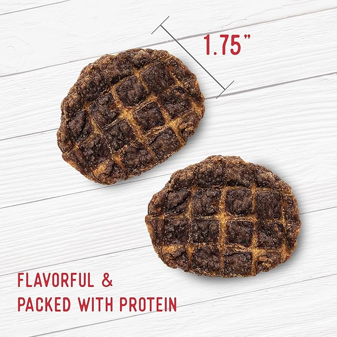 Farmland Traditions Dogs Love Beef Jerky Dog Treats with Only 4 Ingredients and No Fillers, 13.5 Ounce Bag