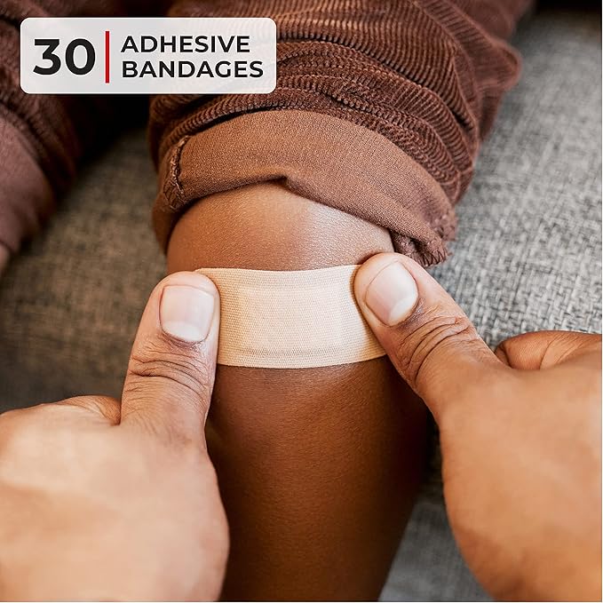 Thrive Mini Travel Emergency Kit - 66 Piece Set, Waterproof Rip-Stop Nylon Pouch for Theme Park Essentials & Travel Safety Products