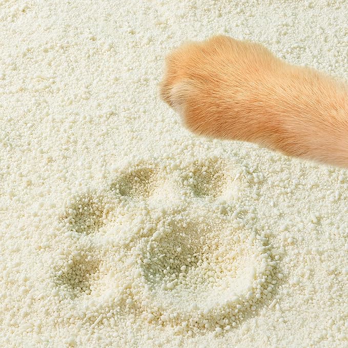 Tofu Cat Litter Natural Clumping Tofu Cat Litter 5.5lb/88oz 5 Scents (Watermelon + Wonder Litter, 2 Pack)
