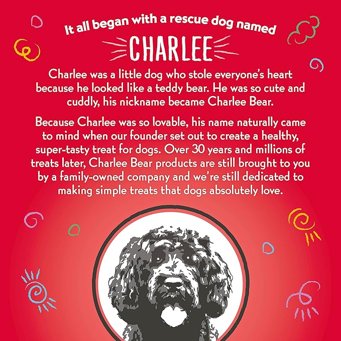 Charlee Bear Grain-Free Bear Crunch Chicken, Pumpkin & Apple Flavor - Net Wt 8 oz. (Pack of 2)