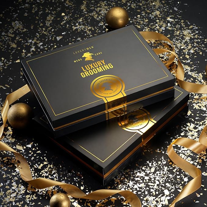 Christmas Gifts for Men, Dad, Him - Mens Grooming Beard Kit, Beard Trimmer, Nose Hair Trimmer, Hair Straightener Brush, Oil, Balm & More, 15pc Beard Kit for Men Care Mens Gift Birthday