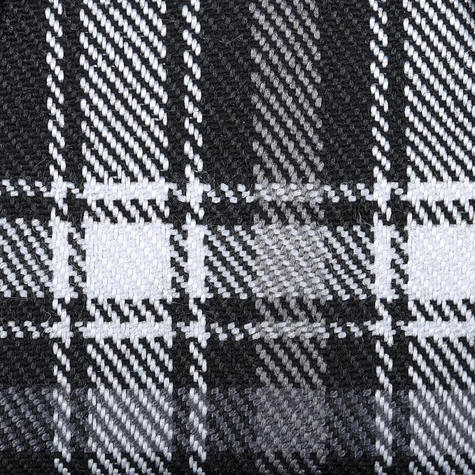 GAMUDA Small Dog Harness Collar and Leash Set, Step in No Chock No Pull Soft Mesh Adjustable Dog Vest Harnesses Plaid Reflective for Dogs Puppy Cats Kitten Rabbit (Black, XXXS)