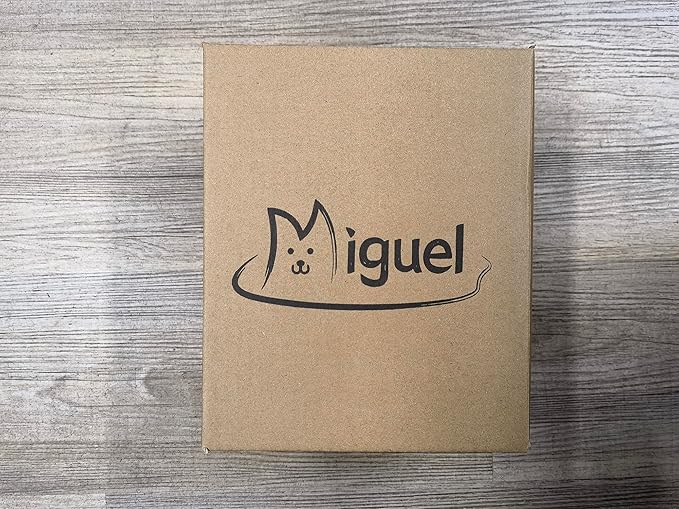 Miguel Washable Cat Beds for Indoor Cats, Easy to Wash Small Pet Sofa with Removable Cushion, Rectangle Bolster Kitten Bed with Anti-Slip Bottom, Brown 18 Inch