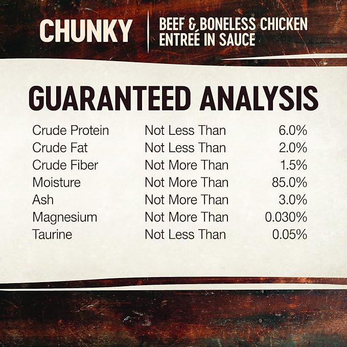 Wellness CORE Signature Selects Chunky Adult Wet Cat Food, Natural, Protein-Rich, Grain Free, 5.3 Ounce, 12 Pack (Beef & Chicken)