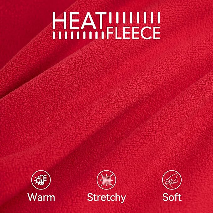 cyeollo XL Dog Sweater, Fleece Dog Sweaters Soft Stretchy Doggie Vest Turtleneck Doggy Sweatshirt Warm Fall & Winter Clothes for Medium to Large Dogs Girl, Red XL