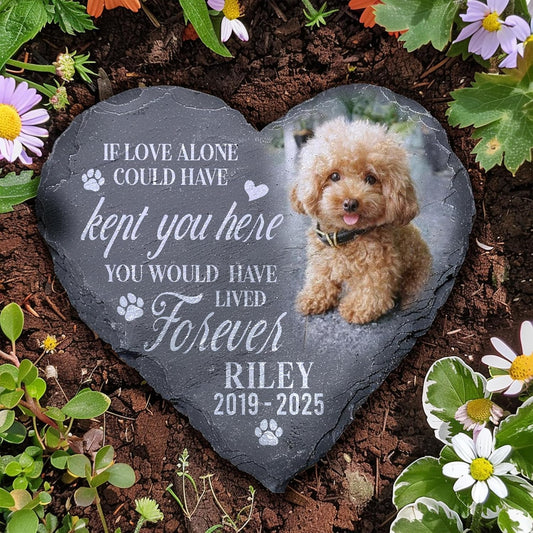 Personalized Dog Memorial Gifts for Loss of Dog, Custom Pet Memorial Stone with Photo Name Date, Stones for Dogs, Gift for Cat Lovers, Bereavement Sympathy Gift for Pet Lover, Quote 4