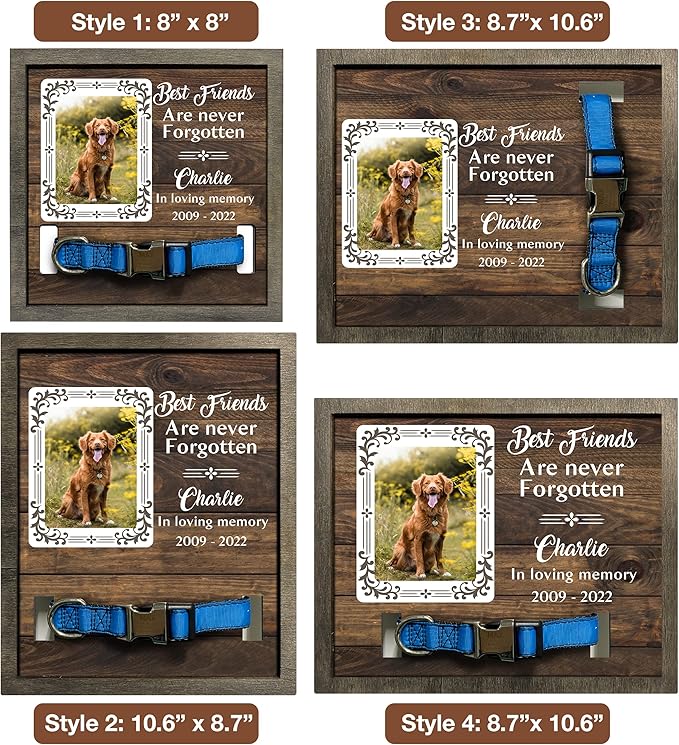 Personalized Cat Dog Memorial Picture Frame Bereavement Gifts Cat Memorial Dog Loss Sympathy Gift When Tomorrow Starts Without Me Memorial Plaques Personalized Christmas Plaque Birthday Gifts