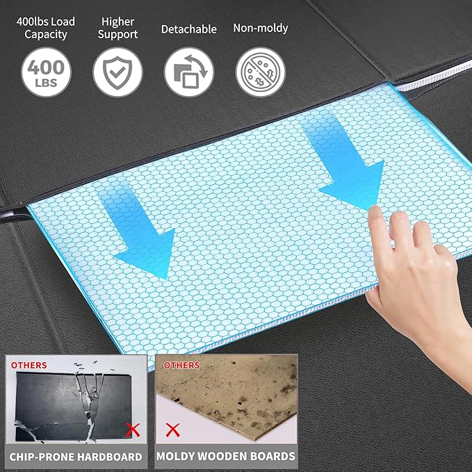 Back Seat Extender for Dogs,Hard Bottom Car Seat Cover,100% Waterproof 600D Heavy Durable Scratchproof Leather Car Dog Cover Back Seat,Non Slip Easy Clean Car Seat Protector,with Storage Bag