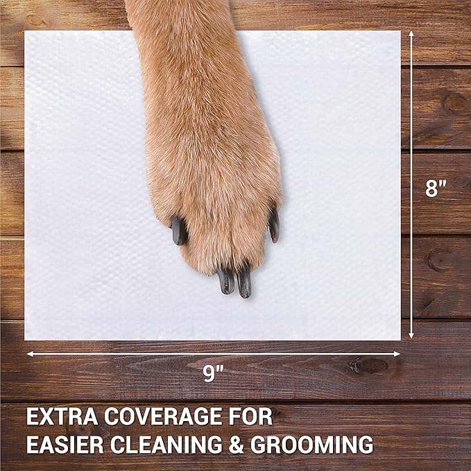 Inspire Naturals Pet Wipes for Dogs and Cats 100% Natural Plant Based with Organic Antioxidants, Dog Wipe Cleaning Deodorizing | Cat Wipes | Puppy Wipes | Dog Wipes for Paws and Butt (200ct - 4 Pack)