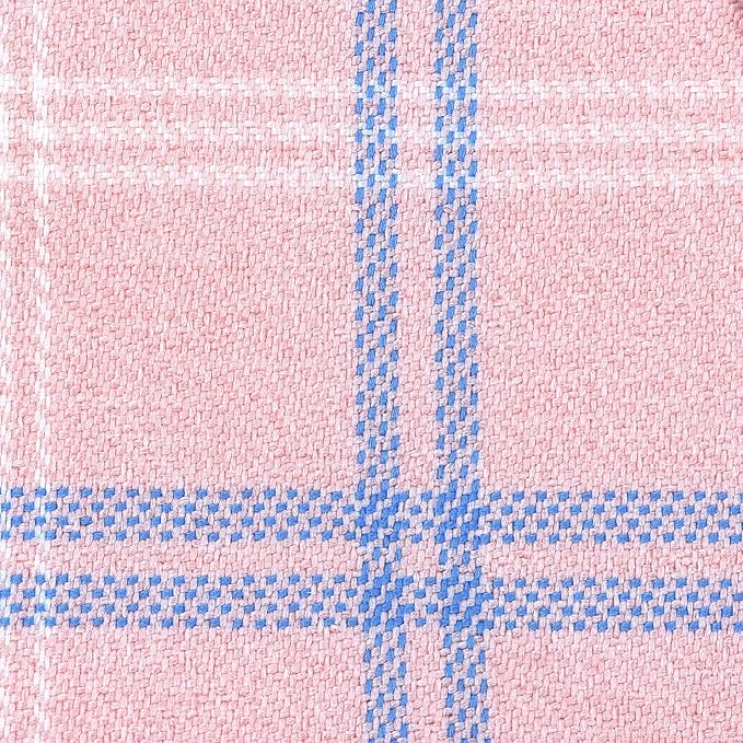 GAMUDA Small Dog Harness Collar and Leash Set, Step in No Chock No Pull Soft Mesh Adjustable Dog Vest Harnesses Plaid Reflective for Dogs Puppy Cats Kitten Rabbit (Pink, M)