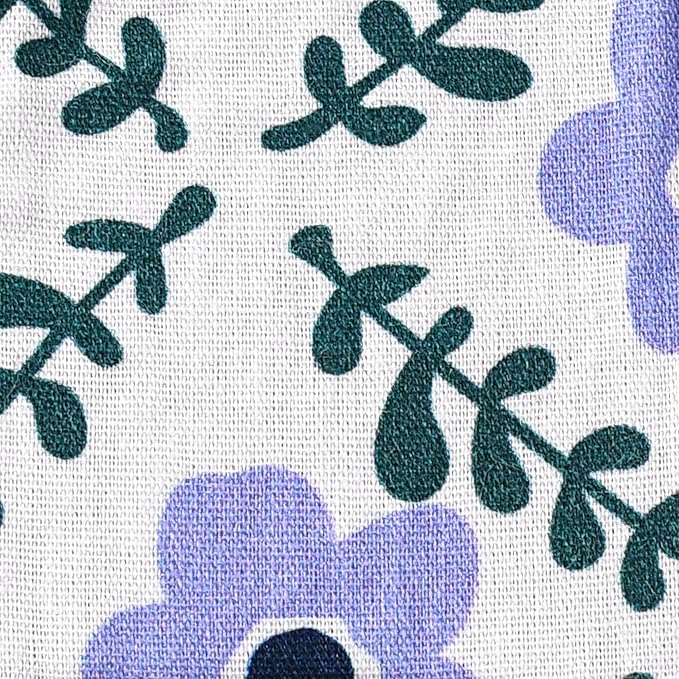 GAMUDA Small Dog Harness Collar and Leash Set, Step in No Chock No Pull Soft Mesh Adjustable Dog Vest Harnesses Plaid Reflective for Dogs Puppy Cats Kitten Rabbit (Purple Flower, XS)